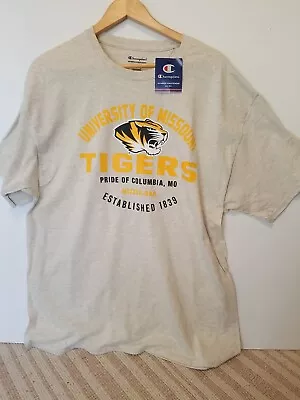 Missouri Tigers Mens XL Heather Gray T- Shirt • $12.99