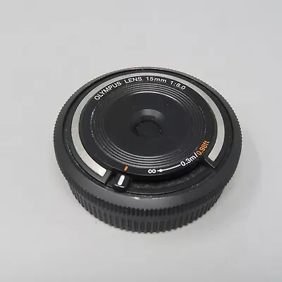 Olympus BCL-1580 15mm F/8 MF Pancake Lens • $69