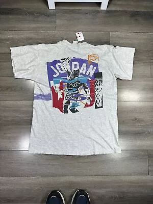 Rare Vintage Michael Jordan Shirt Mj 23 Nike Size M Heather Gray • $99.99