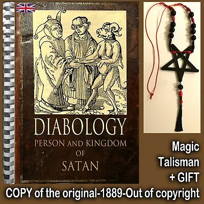 £169 • Buy Antique Book Occult Black Magic Rare Esoteric Manuscript Diabology Satan Satanic
