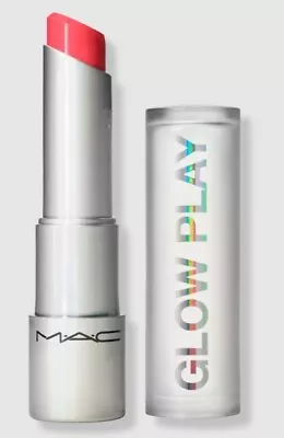 Mac Glow Play Lip Balm 0.12 Oz Floral Coral- Tinted Shine - Nourishing - NIB • $19.97