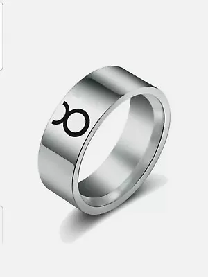 Silver Zodiac Band Ring • £4.99