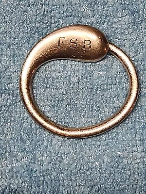 TIFFANY Elsa Peretti Sterling Silver Eternal Circle Key Ring • $68.96