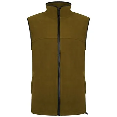 Mens Polar Fleece Smart Gilet Body Warmer Jacket Winter Warm M-2XL • £12.59