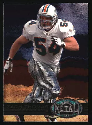 $2.29 • Buy Zach Thomas 1997 Metal Universe #20 Football Card