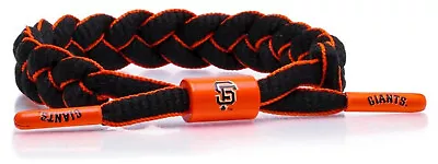 Rastaclat Baseball San Francisco Giants Infield Braided Bracelet- Black & Orange • $11.95