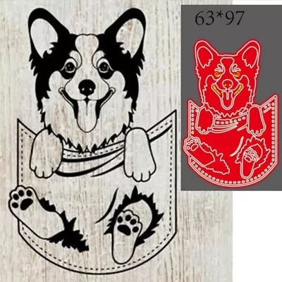 Metal Cutting Dies Animal Dog Scrapbook Paper Craft Mould Blade Punch Stencils • $3.42