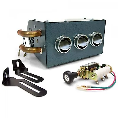 Compact Heater Deluxe Kit Truck Hot Rod Roadster Coupe Vintage SoCal SCTA 32 V8 • $154.44