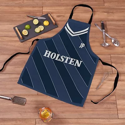 £16.99 • Buy Tottenham 1986 Away Football Shirt Blue Retro Personalised Showerproof Apron