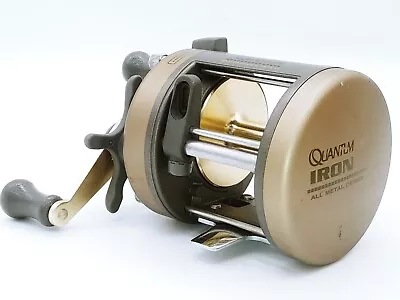 Quantum Iron IR320 Baitcasting Fishing Reel Clicker Catfish Muskie Pike Bass • $49.99