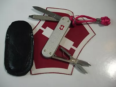 VICTORINOX Silver ALOX Classic SD  Multi-Function Swiss Army Knife With Sheath • $15