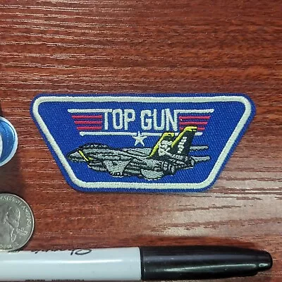 Top Gun Movie Flight Patch Maverick Goose Embroidered Iron On Patch 3.5x1.5  • $4