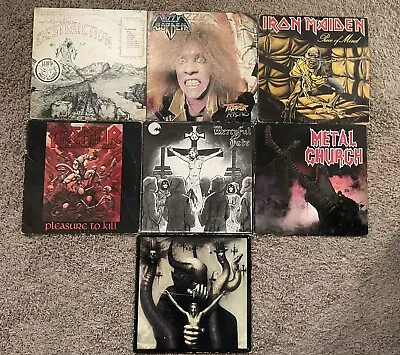 Heavy Metal Vinyl Lot PLEASE READ DESCRIPTION Mercyful Fate Metal Blade • $51