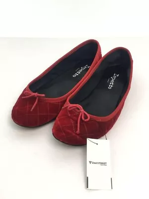 Repetto Flamme / Quilting / Flat Pumps / Ballet Shoes / US7.0 EU38 / Velor JAPAN • £99.05