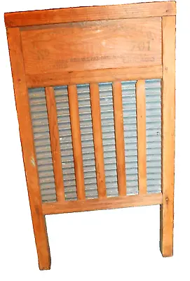 Ant National Washboard Co. No 701 Washboard The Zinc King Chicago Top Notch • $12.88