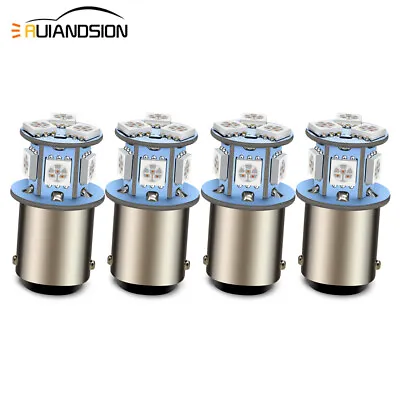 4x LED BA15D 1142 8 SMD Light Bulb Boat Marine Yacht Anchor Auto Car Motor DC 6V • $8.41