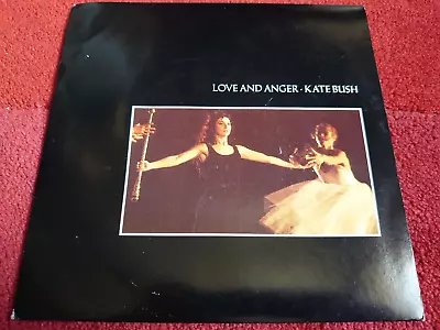 KATE BUSH - Love And Anger  1990 7  VG+ Sounds Great • £0.99