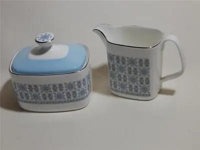 Royal Doulton Counterpoint Small Milk Jug & Lidded Sugar Bowl First Quality. • £19.97