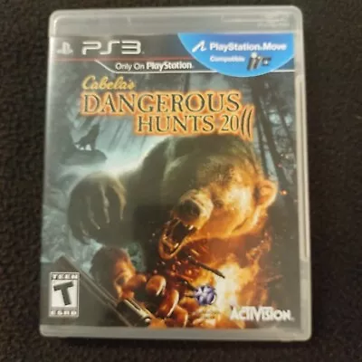 Cabela's Dangerous Hunts 2011 (Sony PS3 PlayStation 3 2010) - No Gun • $3.99