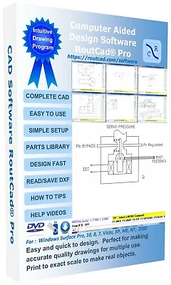 Electrical Mechanical Building Flooring Auto Plane CAD Design Software RoutCad • £36