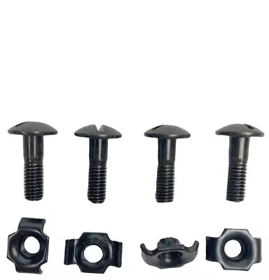 19mm ACH W/ RAILS HELMET HARDWARE SET 4-POINT CHINSTRAP SCREW BOLT & NUT 4pk New • $12.99