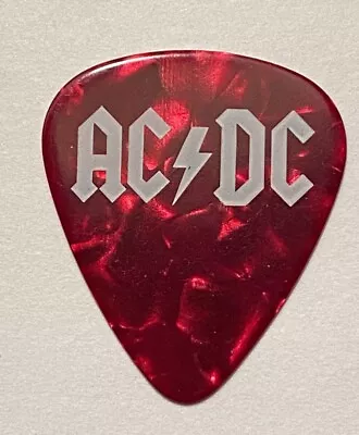 AC/DC Red Pearl Promotional Walmart Guitar Pick - 2008 • $9.49