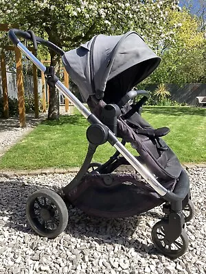 ICandy Lime 3in1 Travel System Set Carry Cot Buggy Car Seat + Accessories Grey • £125