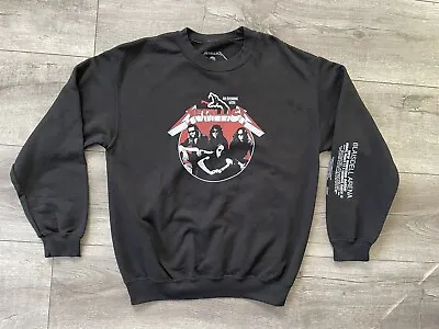 An Evening With Metallica Blaidell Arena Black Crewneck Pullover Sweatshirt Sz M • $8.99