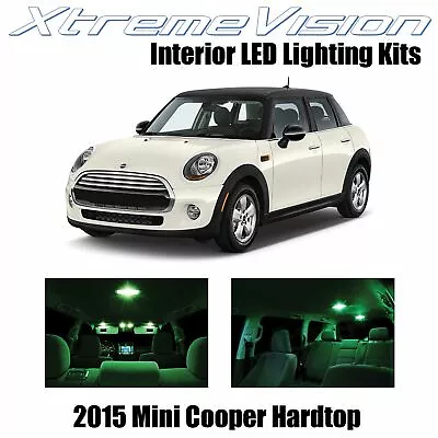 XtremeVision Interior LED For Mini Cooper Hardtop 4 Doors 15+ (7 PCS) Green • $9.99