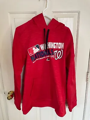 Majestic Therma Base MLB Washington Nationals Pullover Jacket Hoodie Medium • $15