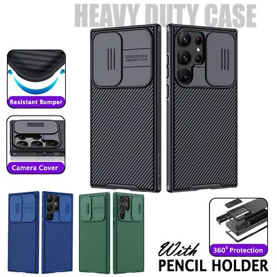 Nillkin For Samsung Galaxy S24 S23 S22 Ultra Plus Case Shockproof Camera Cover • $21.95