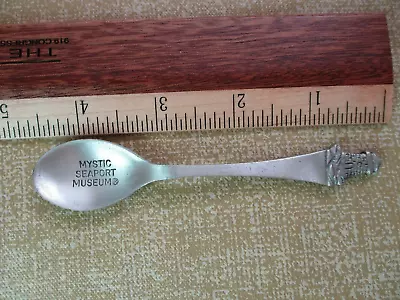 Vintage 1988 Rawcliffe Pewter Mystic Seaport Museum Souvenir Spoon Free Shipping • $7.99