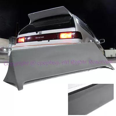 Fits 88-91 Civic 3Drs Hatch EF9 JDM FRP Rear Spoiler Wing W/ Brake Light Deleted • $189.99