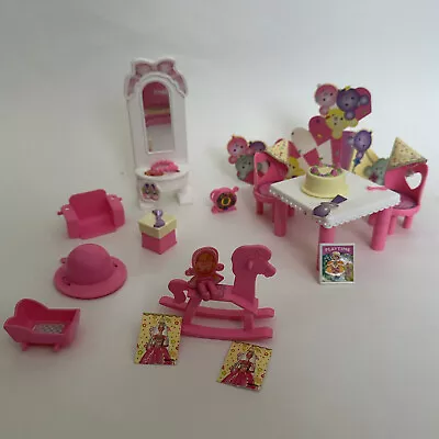 Used Vintage Barbie 1998 Mattel Kelly's Pop Up Playhouse Accessories LOT Cutout • $19.99