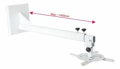 $174.15 • Buy Universal 10kg Wall Projector Mount Tilt/Rotate 360° Adjustable Arm 900-1400mm