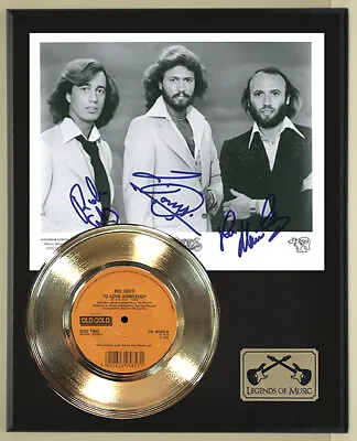 Bee Gees  To Love Somebody  Reproduction Signed Record Display Wood Plaque • $169.76