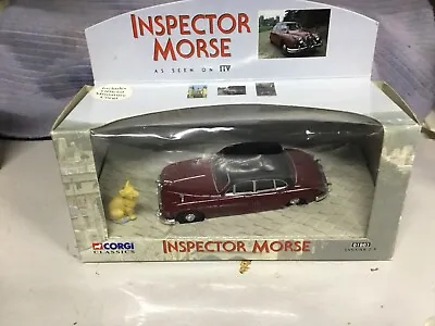 Corgi Diecast Car Inspector Morse Jaguar. 01803 +miniature Corgi Dog Car Lose • £14.99