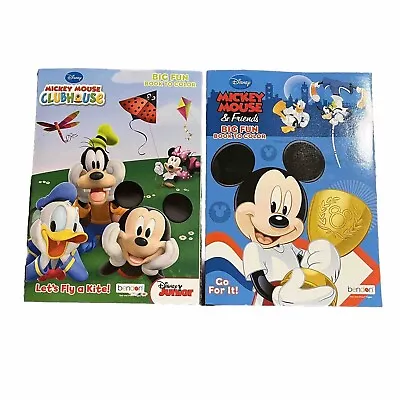 Disney Junior Mickey Mouse Clubhouse And Mickey And Friends Book To Color New • $11.50