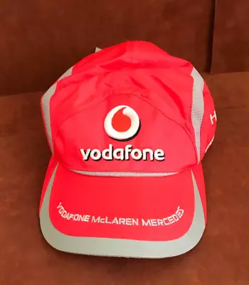 VODAFONE McLaren Mercedes HEIKKI KOVALAINEN Rocket Red Baseball Cap Hat ~ NWT • $29.95