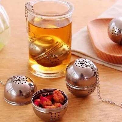 Stainless Steel Tea Infuser Tea Diffuser Spice Seasoning Ball Filter • $1.47