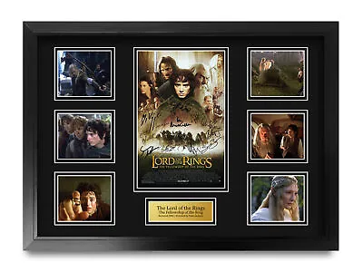 Lord Of The Rings - Fellowship Of The Ring Signed Large A2 Framed Printed Gifts • £64.99
