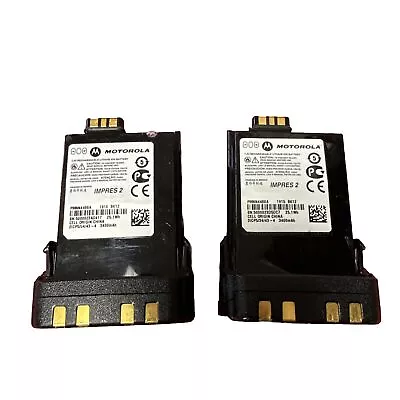 2x OEM Motorola PMNN4486A IMPRES 2 3400mAh Li-Ion Rugged Battery 90% Capacity • $54