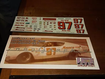 Jacky Ickx #97 MERCURY  W  NOSE  1/24th Scale Decals LoboGraphix • $10