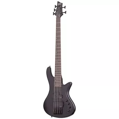 Schecter Stiletto Stealth 5 Electric Bass - Satin Black • $599