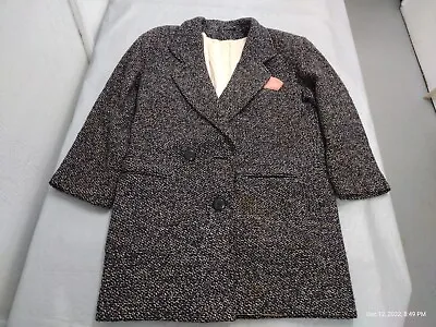 MENS Sears Vintage Wool Overcoat Size 40.  Sears Tradition Made In  Romania  • $35