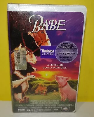 Babe (VHS 1995) Comedy Pig Family Video Clamshell Case Tape - Sealed • $7.22