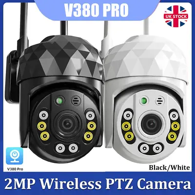 1080P Wireless WIFI IP Camera CCTV HD PTZ Smart Home Security IR Cam Outdoor UK • £18.69
