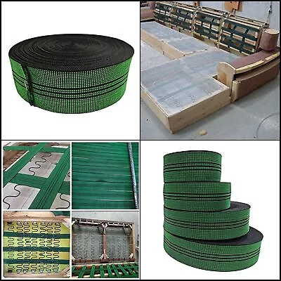 £13.66 • Buy Upholstery Webbing Stretch Band For Furniture Sofa Chair Couch Repair (32ft Webb