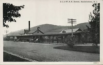 D.L. &W Delaware Lackawanna Western Hackettstown New Jersey Railroad Postcard • $24.95
