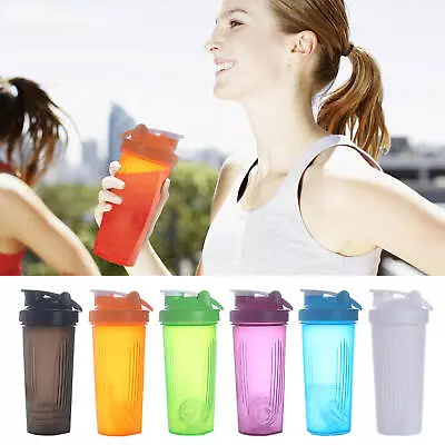 Shaker Blender Bottle Perfect For Protein Shakes Powder Gym Pre Workout 600ml • $10.82